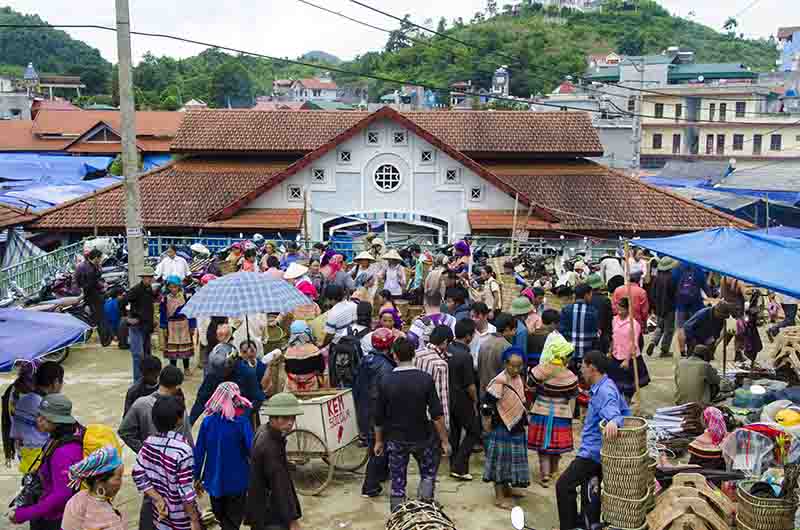 254 - Vietnam - Bac Ha - mercado